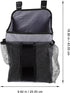 KOMBIUDA Diaper Organizer Hanging Storage Bag for Crib Bedside, Parent Must-have Diaper Container with Milk Bottle