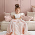 Cozy 30 40 Inches, Checkered Baby Blankets Double-Sided Fleece Plush Baby Blankets for Girls, Lightweight Soft and Warm