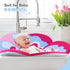 Premium Baby Bath Pad with Butterfly Flower - Ultra Soft & Quick Dry Bathtub Mat for Newborns, Anti-Slip Sink Cushion
