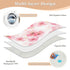 siphylline 52" 34" Watercolor Art Flowers Red Extra Large Resuable Baby Bed Pad Highly Absorbent Diaper Changing Pad