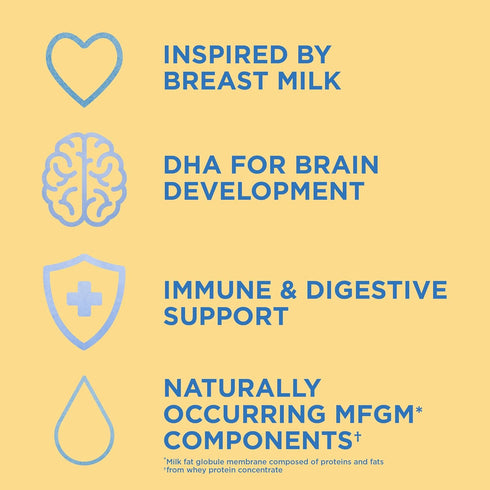 2'FL Omega-3 Immunity, 2.12 (Pack 1) Amazon Brand - Mama Bear Infant Premium Milk-Based Baby Formula Powder with Iron