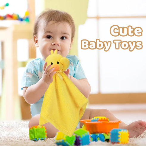 Pro Goleem Soft Yellow Duck Security Blanket, Unisex Baby Lovey Gifts for Newborn Toddler Snuggle Toy Stuffed Animal 16