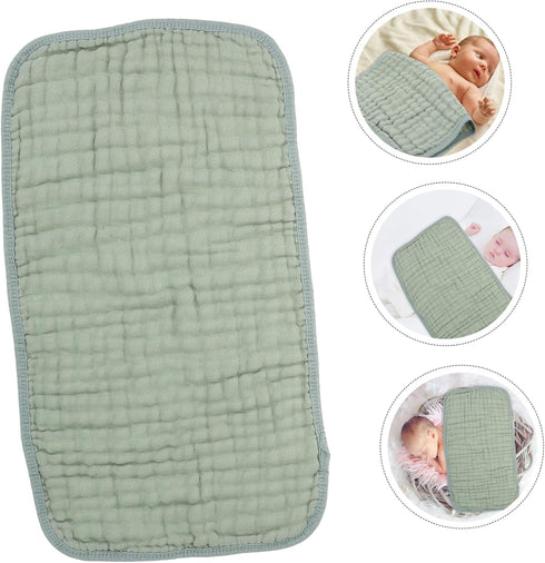 LOUYENOUS 6pcs Soft Muslin Washcloths Cotton Burp Cloths Newborn Girls Girls Burp Cloths
