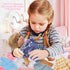 8 pcs Girl Doll Clothes and Accessories Gift - 12 Inch Dolls Dress Outfits, 6 Complete Sets of Cloak, Pajamas, Onesies
