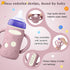 3 Pack 5 OZ Mity rain Silicone Sleeves for Lansinoh Glass Bottles - Anti Breakage Baby Bottle Holder, Compatible