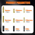 GOUPRC RC Bullet Connectors 2mm 3.5mm 4mm Female Male Gold Banana Plug with Heat Shrink Tube