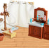 BESTOYARD 40Pcs Dollhouse Flooring Models 1:12 Scale Mini Wooden Floor Boards, Geometric Doll House Furniture Tiles