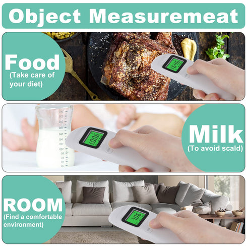 Forehead Thermometer Bluetooth for Adults and Kids, Wireless Connected Smartphone Thermometer