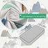 Soft & Breathable Baby Crib Sheet: TANOFAR Mountains Toddler Bed Sheets