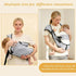 ZeeChan 2 Set, 6-24 7-30lbs Pcs Baby Carrier Baby Sling Carrier, Toddler Carrier, Equipped with a Diaper Bag, Two Ways