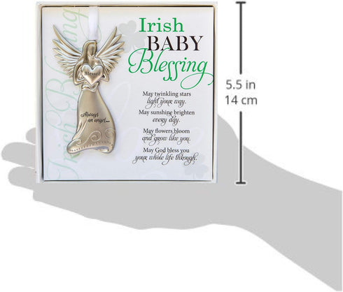 The Grandparent Gift Irish Baby Blessing Angel, Irish Baby Gift for Baby Girl or Boy
