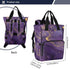 SUABO Backpack Baby Diaper Bag Purple Ink Wash Large Bag Waterproof Travel Diaper Bags for Moms and Dads
