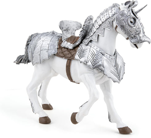 Papo Hand-Painted Medieval-Fantasy Horse in Armour - 39799 Collectible Figurine for Children