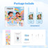 mafiti 2 Pack 3 4 5 6 7 8 1000 Video Walkie Talkies for Kids Rechargeable Birthday Gift Toddler Toys for Year Old Boys