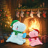 12 Inch) SQEQE Dinosaur Plush Pillow, Cute Loving Stuffed Dinosaur with Heart, Christmas Stuffed Animal Plush Toys Gift