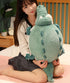 17.7'' Alligator Stuffed Animal, Funny Plush Toy, Chubby Crocodile Body Pillow, Unique Fat Crocodile for Kids Birthday