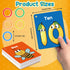 Toddler Flash Cards for Baby Cognitive Learning, Alphabet, Numbers, Shapes, Animals, First Words, Educational Toys