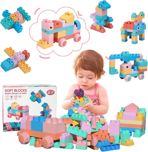 Top STEM Soft Building Block Sets for Kids Aged 18 Months to 6 Years - Mega Building Blocks for Preschool