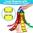 HDCooL 32 3+, Magnetic Tiles, PCS Giant Magnetic Tiles with Iron Box, Choke-Proof Design with Strong Magnets, STEM