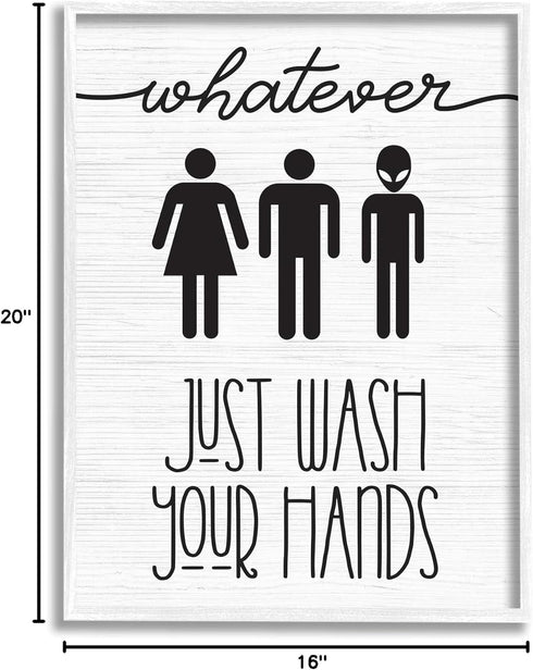 Outer Space Alien Handwashing Reminder Art