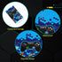 PHOGARY 3 Pack Blue Video Game Tablecloth - Geek Theme Birthday Party Decorations Supplies for Kids Player, 108 x 54
