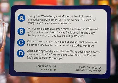 Rock Trivia Challenge - You Gotta Know Game