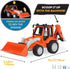 7-Inch 3+ Driven by Battat Backhoe Loader Toy with Lights & Sounds, Movable Parts, Construction Vehicle for Boys