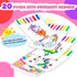 Sets 2 3-5 4-8, Fenmay Paint with Water Coloring Books for Kids, Mess Free Watercolor Paint with Premium Brushes, Arts