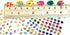 Fish007 - 6 Sheets of Fish Scrapbook Stickers, Small Reflective Fish Stickers for Kids - 4 X 5.25"/sheet (Clownfish,