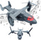 OTONOPI Military Helicopter Toy Marines Force Plane Model Alloy Plane Transport Army