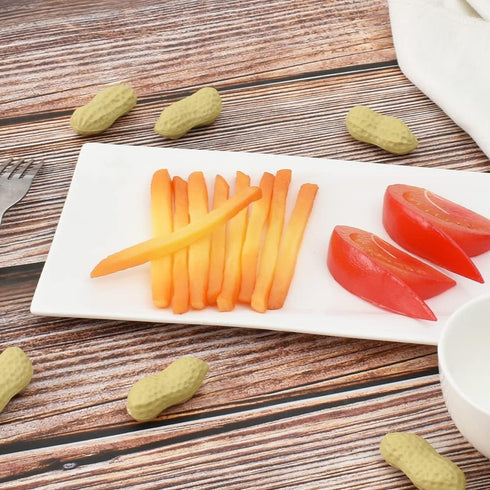 Fake French Fries Strip Shape Simulation, Artificial Food Play Food Model, Kitchen Decoration, 15 pcs