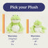 warmies Junior Microwavable & Weighted Stuffed Animals, Frog, Heated Plushie for Warmth & Comfort