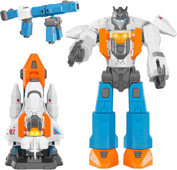 Miebely Magnetic Transform Robot Toy, 3 in 1 Large STEM Construction Transforming