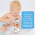 b&h Baby Bath Thermometer, White Swan Shaped Baby Safe Floating Bath Thermometer - Easy to Read Screen