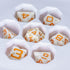 Cheese Dice DND Dice Set - 7PCS White Polyhedral Dice for Dungeons and Dragons Tabletop Role Playing Games