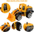 BenRich 6 Pcs Mini Die Cast Car Set - 1/64 Scale Alloy Construction Trucks for Kids Birthday or Xmas Present
