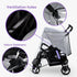 bemece Double Stroller Rain Cover, Weather Shield Double Stroller for Side by Side Seats Twin Stroller, Baby Outdoor