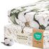 Pobibaby - 2 Pack Premium Fitted Baby Girl Crib Sheets for Standard