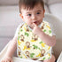 IHCVHQX 1 Pack Baby Feeding Bibs for Boys Girls Cartoon Monkeys Toddler Infant Bandana Drool Bibs with Pocket