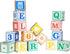 Bankers Box at Play Cardboard ABC/123 Building Learning Blocks, 50 Pack, 3"x 3" Blocks for Kids