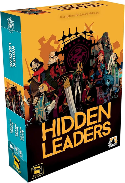 BFF Games Hidden Leaders Board Game - Deduction and Strategy Game for Kids and Adults, Ages 10+, 2-6 Players