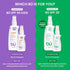 50 3.3 oz 1 oz (2-Piece BU SPF Fragrance Free Kids Sunscreen Spray for Face and Body, TSA Travel Size Sunscreen, Clear