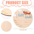 NQEUEPN 15cm/5.91 Inch Wood Newborn Announcement Sign, Wooden Hello World Newborn Arrival Plaques Welcome Birth Baby