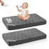 Waterproof Crib Mattress Protector 2 Pack, Soft and Breathable Crib Mattress Pad
