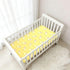 miaozhen 1 Pack 52x28 Cotton Crib Sheets for Baby Boys Girls Soft Comfy Anime Goat Pastel Yellow Children Crib Sheet