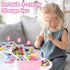 3000 3 4-6, 6-8, 8-12 Set Arts and Crafts Supplies for Kids Craft Kit All in Layered Craft Box with Pipe Cleaners