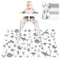 Drydiet 100 Pack 28"x47" Disposable Floor Splat Mats for Under High Chair