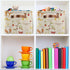 Closet Mushroom Rectangle Storage Basket Collapsible Storage Bin for Nursery Toys Books Waterproof Baskets for Shelves