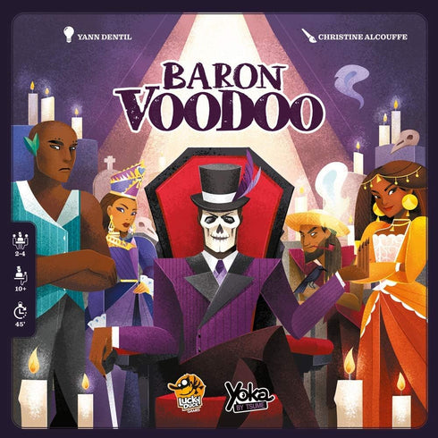 Lucky Duck Games Baron Voodoo Game , Purple