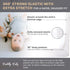 2 Pack 28 52" Cuddly Cubs Jersey Cotton Crib Mattress Sheets for Baby Boy, Girl - Grey Stripes, Sheep Toddler Bed